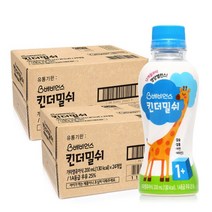 베비언스 킨더밀쉬 우유 2단계 24개월부터 200ml, 48개입