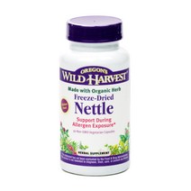 오레곤스와일드하베스트 프리즈-드라이 네틀 베지테리안 캡슐, 90개입, 1개