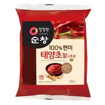 청정원순창 태양초 현미 찰고추장, 200g, 1개