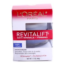 로레알파리 리바이타리프트 안티-링클 & 퍼밍 나이트 크림 48g, 1개