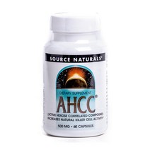 소스내츄럴스 AHCC 500mg 캡슐, 60정, 1개