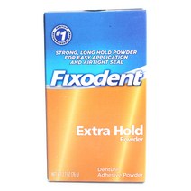 Fixodent 틀니 접착 파우더 엑스트라 홀드, 76g, 1개