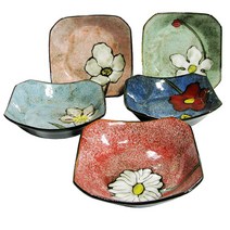 로얄엑세스 소담 팔각 찬기 5P 세트, 혼합색상