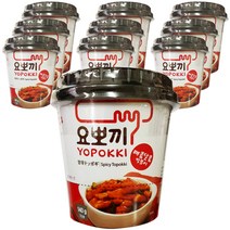 요뽀끼 매콤달콤 떡볶이 용기, 140g, 10개, 10개