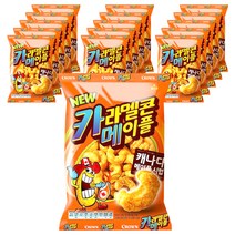 크라운 카라멜 메이플콘, 74g, 16개