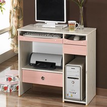 [라움가구] 유칼리 800 컴퓨터책상, 워시핑크