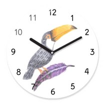 무소음 북유럽 캐릭터 벽시계 대형, CCD260-033