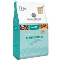네츄럴코어 전연령 양 에코1 작은입자 유기농 애견사료, 1개, 7kg