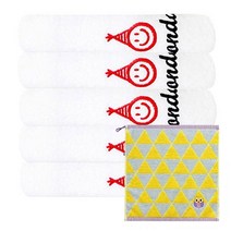 송월타월 고깔요일타올 5p + 북유럽 핸드타월 랜덤 발송, 고깔요일타올(월요일 아이보리) + 핸드타월(랜덤 발송), 1세트