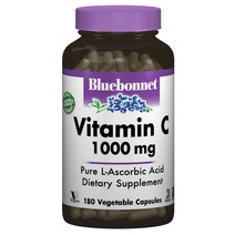 블루보넷 비타민 C 1000mg 글루텐 프리 무설탕 베지터블 캡슐, 180개입, 1개, 180정