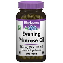 블루보넷 이브닝 프림로즈 오일 1300mg 소프트젤 글루텐 프리 무설탕, 90개입, 1개