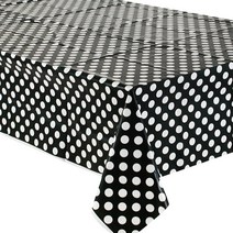 비닐테이블보, 블랙, 1개