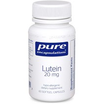 퓨어인캡슐레이션 루테인 20mg 소프트젤 캡슐, 60개입, 1개