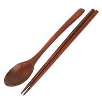 바로와 옻칠 수저 모음, 1개, 어른숟가락 + 젓가락