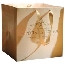 아이씨엘디자인 페이퍼 포장 박스, blossom white, 2개