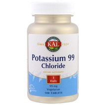 Kal 염화 칼륨 99mg 타블렛, 100개입, 1개, 100정