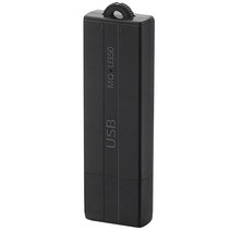 usb녹음기 USB형녹음기 비밀녹음기 중요계약녹음 소리감지기능내장 연속24시간녹음가능, 블랙, MQ-U350+USB충전기