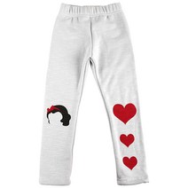 골든래빗 여아용 밍크털안감 공주 레깅스