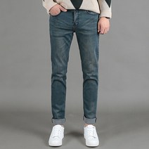 디와이진 남성용 일자핏 워싱 청바지 ME130