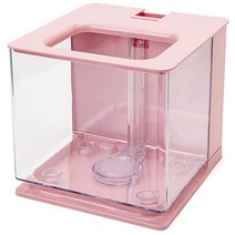 나노 탱크 자동물갈이 어항 핑크