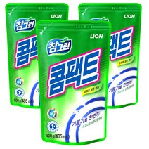 참그린 콤팩트 주방세제 리필형, 500g, 3개