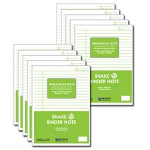 희망화일 스네이크바인더 노트 리필속지 A5 50매, 백색, 10개