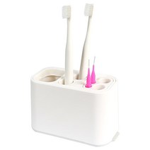 욕실 심플 인테리어 치약 치간칫솔 전동칫솔 정리함 단품, 1개