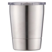 텀스카페 쁘띠 진공스텐 텀블러, 실버, 210ml