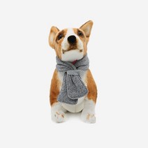 피카노리 반려동물 니트 머플러 M, 그레이(PECA6203), 1개