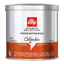 일리 모노아라비카 콜롬비아 캡슐커피 21p, 6.7g, 21개
