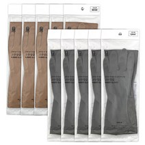 생활공작소 라텍스 고무장갑 M 그레이 5p + 베이지5p, 그레이, 베이지, 1세트