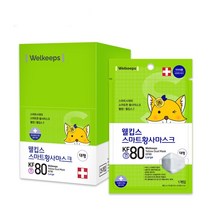 웰킵스 스마트황사마스크 KF80대형, 1매, 25개입