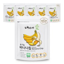 내아이애 동결건조 과일칩, 바나나, 6개