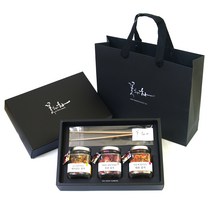 꽃보다차 듬직한 꽃차 3종 선물세트 + 쇼핑백, 메리골드꽃 8g + 목련꽃 3g + 매화 10g + 차집게 + 쇼핑백, 1세트