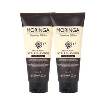 바론 모링가 스칼프 스크럽 샴푸, 200ml, 2개입