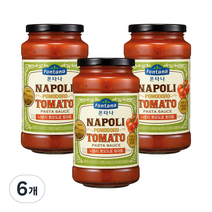 폰타나 나폴리 뽀모도로 토마토 파스타소스, 610g, 6개