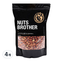 너츠브라더 볶음 땅콩, 4개, 500g