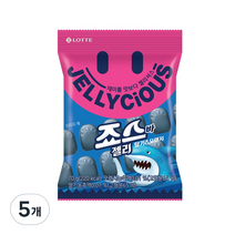 젤리셔스 죠스바 젤리, 70g, 5개
