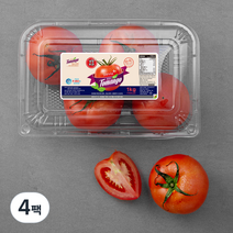 스윗토 스테비아 완숙토마토, 1kg, 4팩
