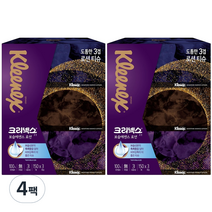 크리넥스 보습에센스 로션 천연펄프 미용티슈 3겹, 3개입, 4팩