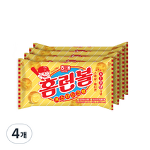 홈런볼 커스타드크림 4p, 164g, 4개