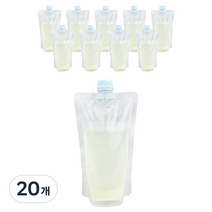 맘스퀴즈 스파우트 음료 파우치 28mm 1000ml, 20개