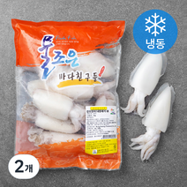 현이푸드빌 물조은 바다 친구들 손질 갑오징어 중 (냉동), 1kg, 2개
