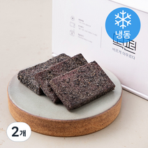 떡편 찰흑미인절미 (냉동), 675g, 2개