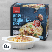 쉐프엠 베이컨까르보나라 파스타, 230g, 8개