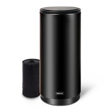 어반카 차량용 슬림 원터치 휴지통 대형 + 봉투 35p, 블랙