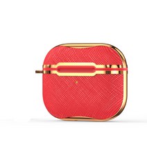크리스탈라인 에어팟프로 케이스, 레드골드