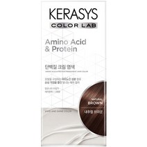 케라시스 단백질 크림 염모제 120g, 내추럴브라운, 1개