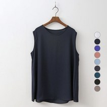 아이엠수 쉬폰 민소매 블라우스