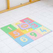 비앤씨 EVA 유아 퍼즐매트 30*30*1.2cm, 숫자, 10개